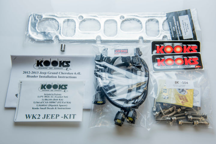 Kooks Headers LT Header & Green Catted Conn Pipe - Bull Strap