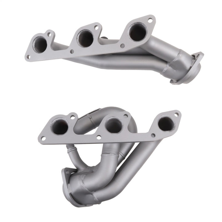 BBK 05-10 Mustang 4.0 V6 Shorty Tuned Length Exhaust Headers - 1-5/8 Titanium Ceramic - Bull Strap