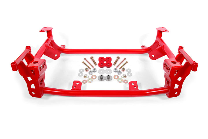 BMR 15+ Ford Mustang GT Lightweight K-Member - Red - Bull Strap