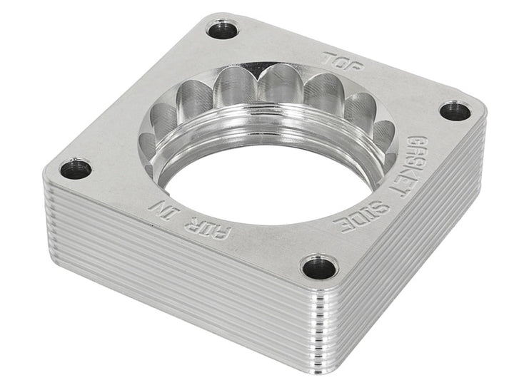 aFe Silver Bullet Throttle Body Spacer 03-06 Nissan 350Z V6 3.5L (VQ35DE) - Bull Strap