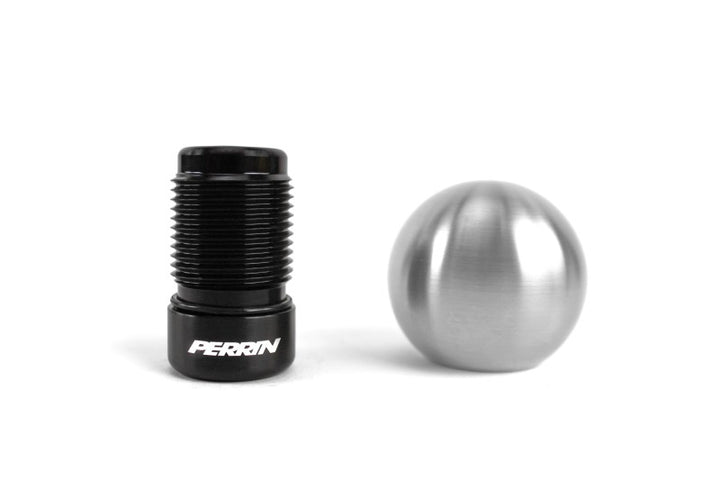 PERRIN 04-21 Subaru STI 6spd (Manual) SS Shift Knob - Ball Style - Bull Strap
