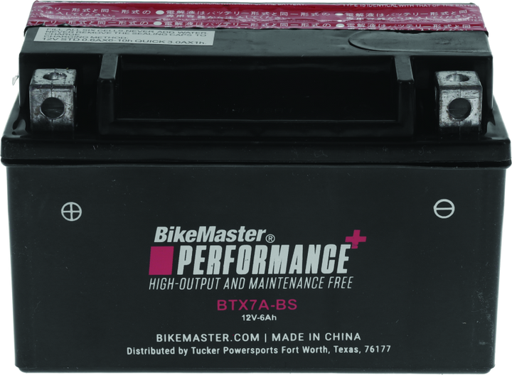 BikeMaster Battery - BTX7A-BS - Bull Strap