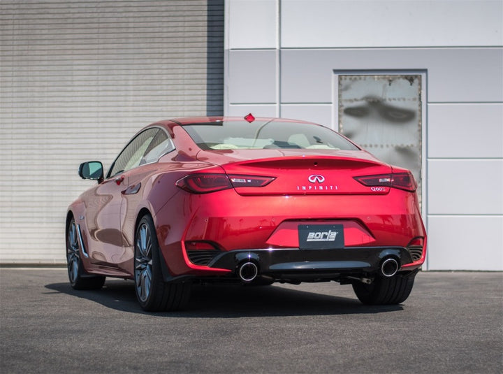 Borla 2017 Infiniti Q60S 3.0T V6 S Type Catback Exhaust - Bull Strap