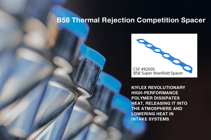 CSF B58 Thermal Rejection Competition Spacer (For Super Manifold 8200) - Bull Strap