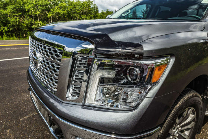 EGR 16+ Nissan Titan XD Superguard Hood Shield (305901) - Bull Strap