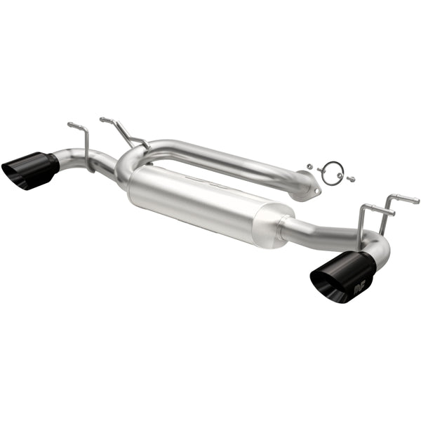 MagnaFlow 19-21 Mazda 3 2.5L 2.5in Pipe Dia Street Series Cat-Back Exhaust - Bull Strap