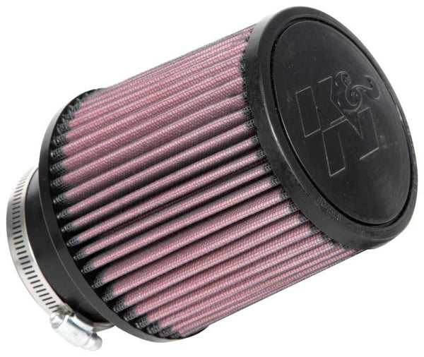 K&N Universal Clamp-On Air Filter 3in FLG / 5in B / 4-1/2in T / 5in H - Bull Strap