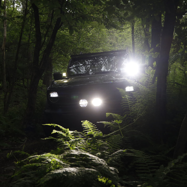 Borne Off-Road Light Pods (Kit of 2) 3x3 Flood - Bull Strap