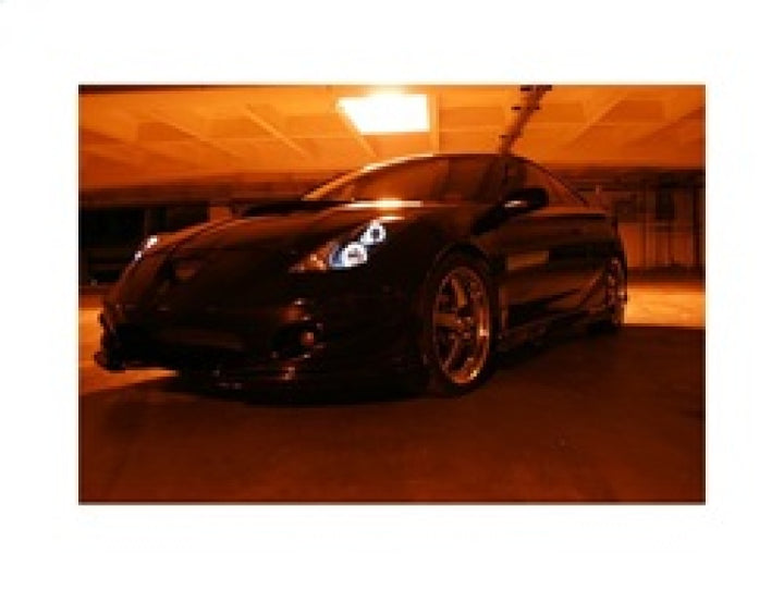 Spyder Toyota Celica 00-05 Projector Headlights LED Halo DRL Blk High H1 Low H1 PRO-YD-TCEL00-LED-BK - Bull Strap