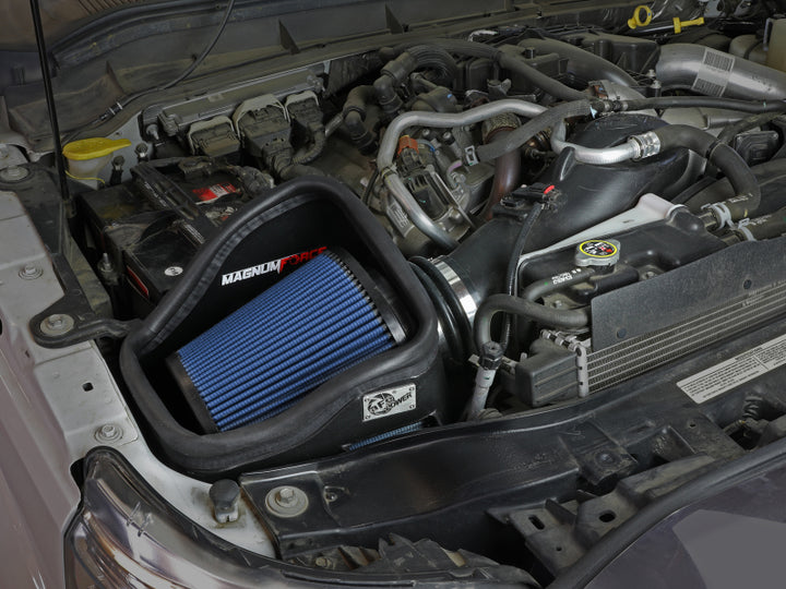 aFe MagnumFORCE Intakes Stage-2 P5R AIS P5R Ford Diesel Trucks 11-15 V8-6.7L (td) - Bull Strap