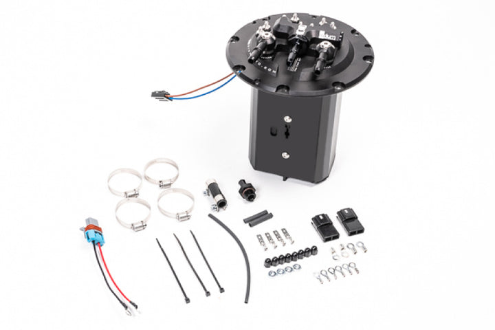 Radium Subaru Fuel Hanger For Walbro GSS342 or AEM 50-1200 - Pumps Not Included - Bull Strap