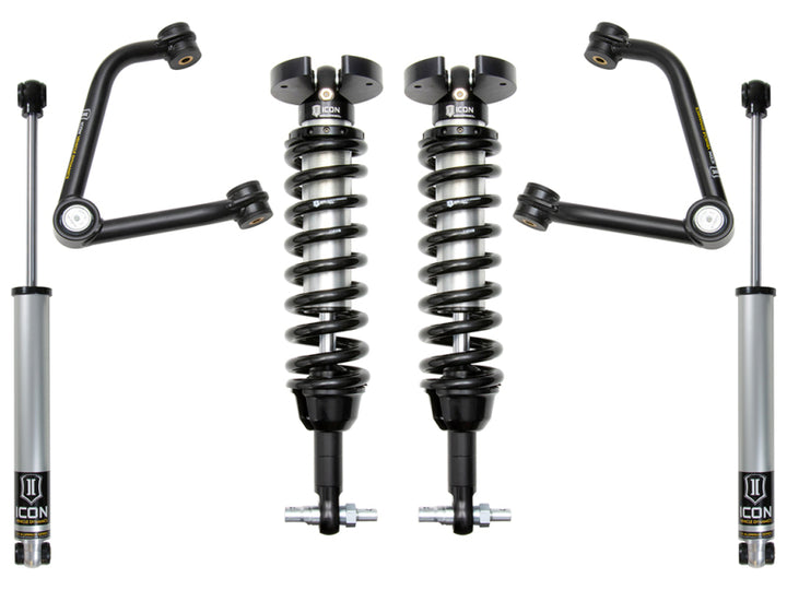 ICON 2019+ GM 1500 1.5-3.5in Stage 2 Suspension System w/Tubular Uca - Bull Strap