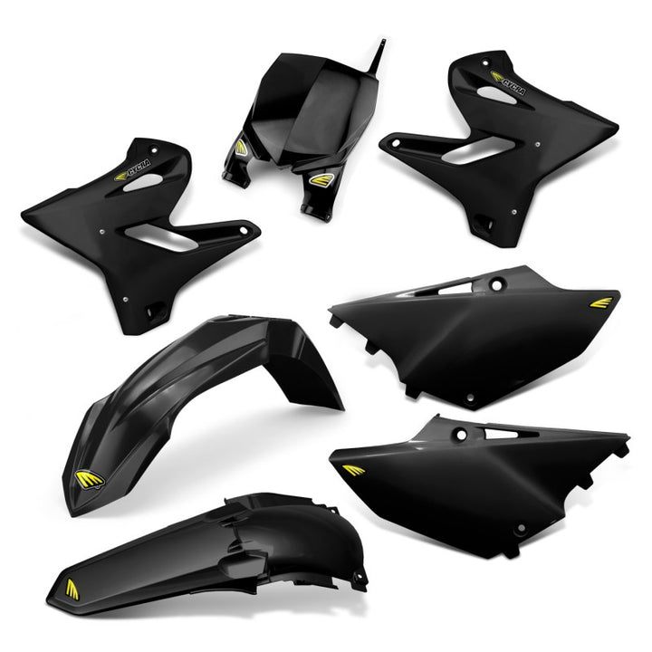 Cycra 15-22 Yamaha YZ125-250/X Powerflow Body Kit - Black - Bull Strap
