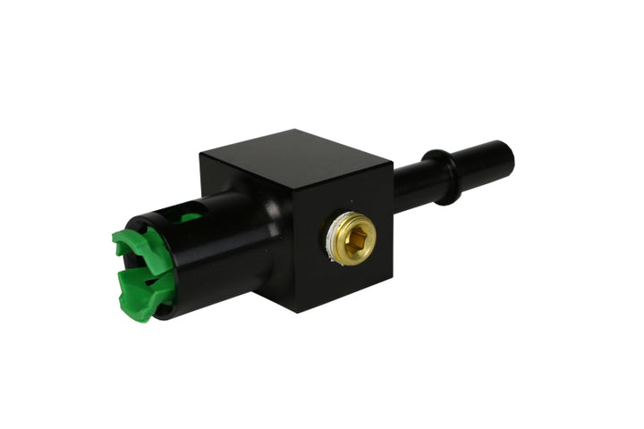 Aeromotive 3/8in Quick Connect with AN-08 port and 1/8in gauge port - Bull Strap