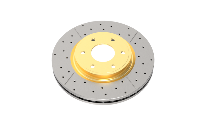 DBA 12+ Subaru/Scion BRZ/FR-S (AU Spec) 10 Lug Slot Rear Drilled & Slotted Street Series Rotors - Bull Strap