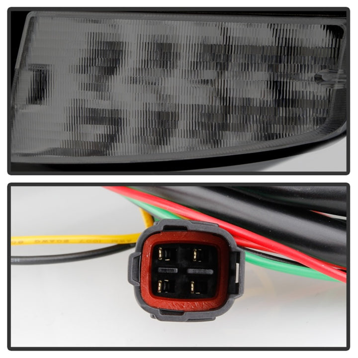 Spyder 08-14 Subara Impreza WRX Hatchback LED Tail Lights Seq Signal Blk Smoke ALT-YD-SI085D-SEQ-BSM - Bull Strap