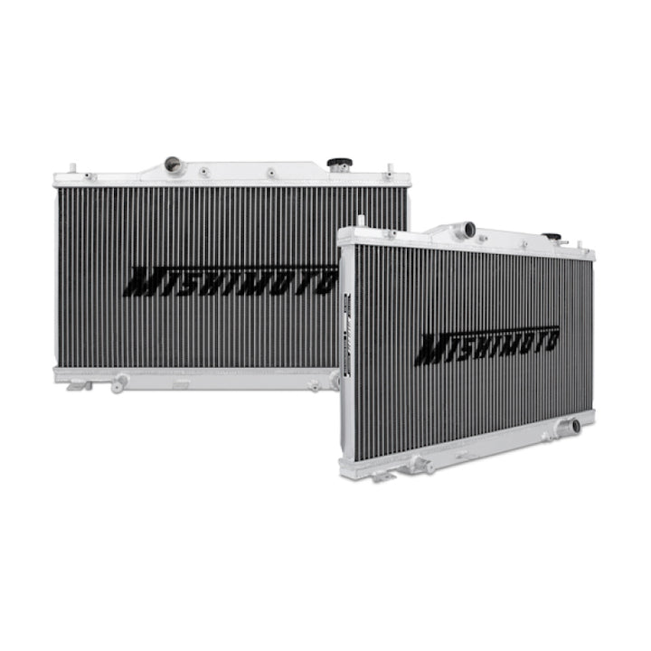 Mishimoto 02-05 Honda Civic SI Manual Aluminum Radiator - Bull Strap