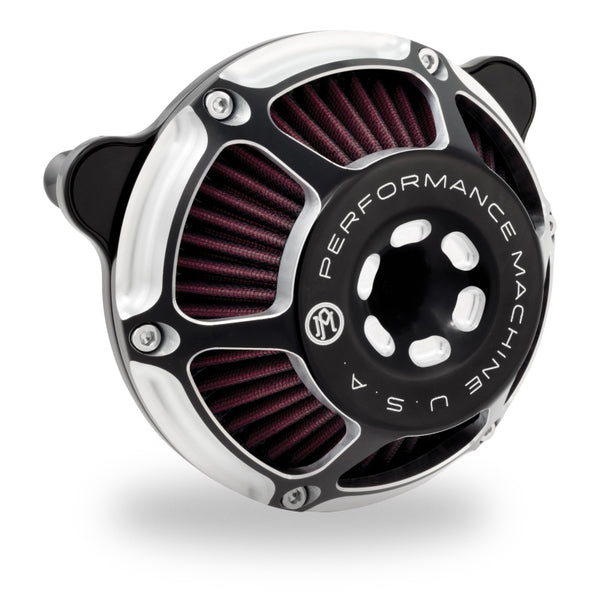 Performance Machine Air Cleaner Max HP  - Contrast Cut - Bull Strap