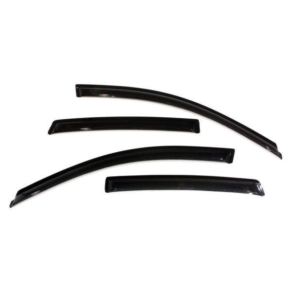 AVS 12-16 Honda CR-V Ventvisor Outside Mount Window Deflectors 4pc - Smoke - Bull Strap