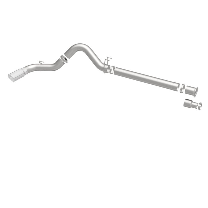 MagnaFlow 08-17 Ford F-250/F-350/F-450 6.4L/6.7L DPF-Back SS 5in Single Passenger Side Rear Exit - Bull Strap