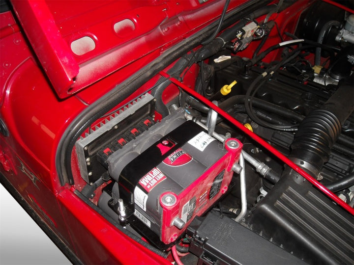 Rugged Ridge 97-06 Jeep Wrangler Dual Battery Tray - Bull Strap
