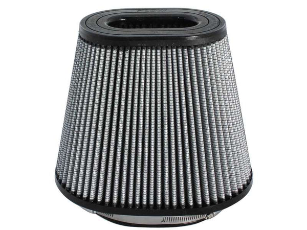 aFe MagnumFLOW Air Filters CCV PDS A/F CCV PDS 5-1/4x7F x 6-3/8x10B x 4-1/2x6-3/4T (Inv) x 8H - Bull Strap