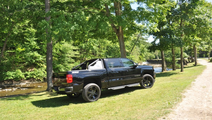 Corsa 14-19 Chevy Silverado Crew Cab/Short Bed 1500 5.3L V8 Sport Cat Back Single Side Exhaust Exit - Bull Strap