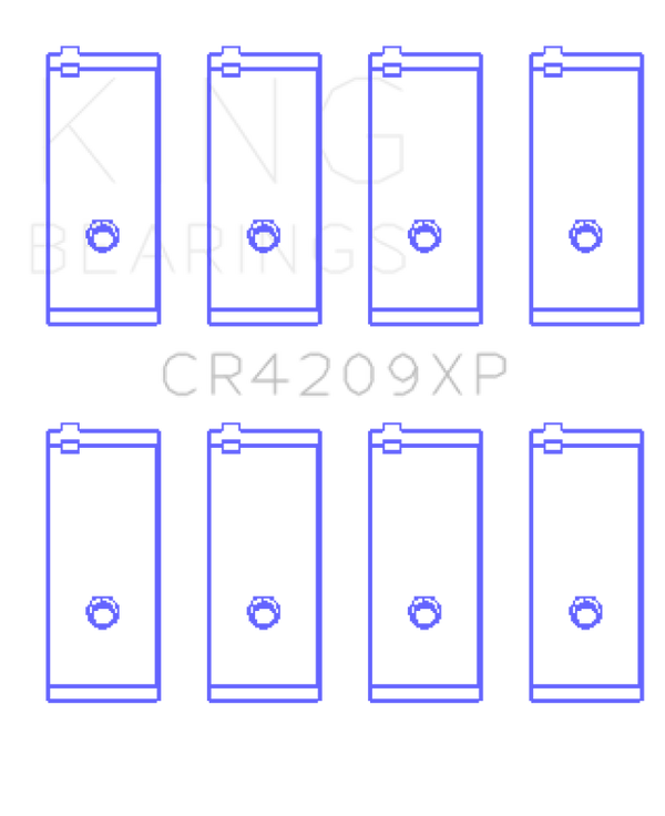 King Engine Bearings Toyota 3SGTE Performance Rod Bearing Set - Size STD - Bull Strap