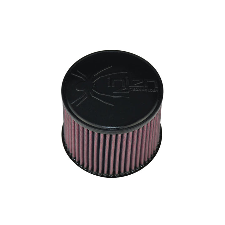 Injen High Performance Air Filter - 3.00 Black Filter 6 Base / 5 Tall / 5 Top - Bull Strap