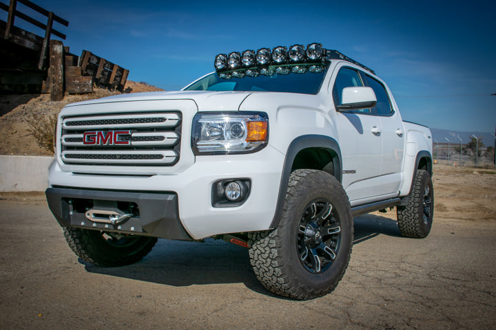 DV8 Offroad 2015+ GMC Canyon Front Skid Plate - Bull Strap