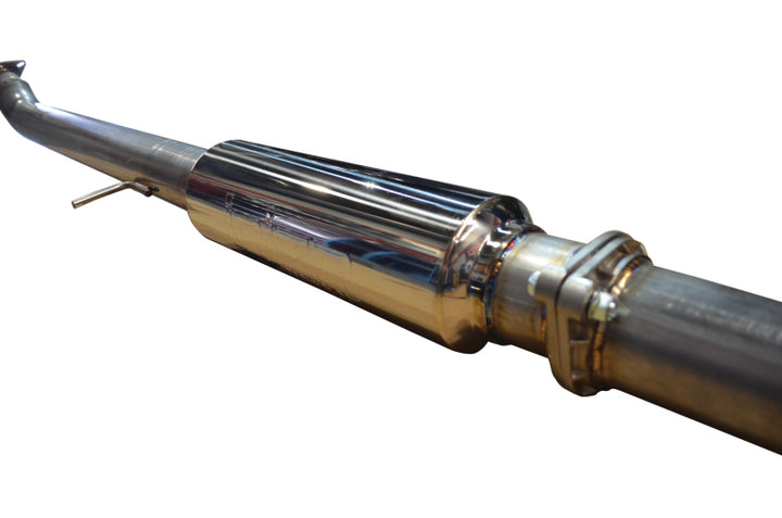 Injen 16-20 Honda Civic 1.5L Turbo 4Cyl (Sedan) 63mm SS Cat-Back Exhaust w/ Dual Burnt Titanium Tips - Bull Strap