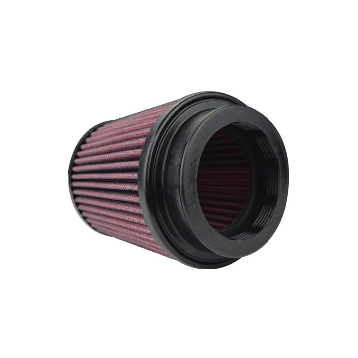 Injen High Performance Air Filter - 3 Black Filter 5 Base / 4 7/8 Tall / 4 Top - Bull Strap