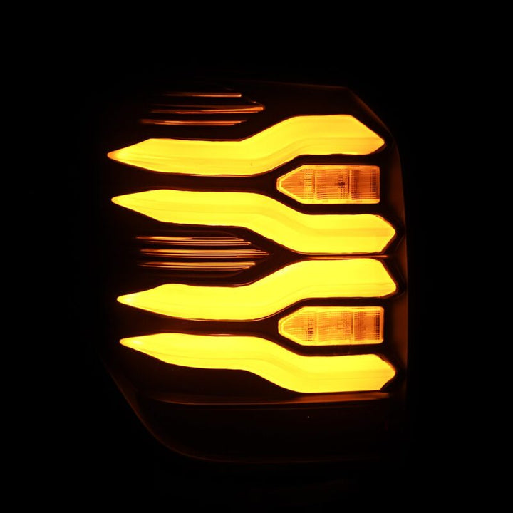 AlphaRex 10-21 Toyota 4Runner LUXX LED Taillights Blk w/Activ Light/Seq Signal - Bull Strap