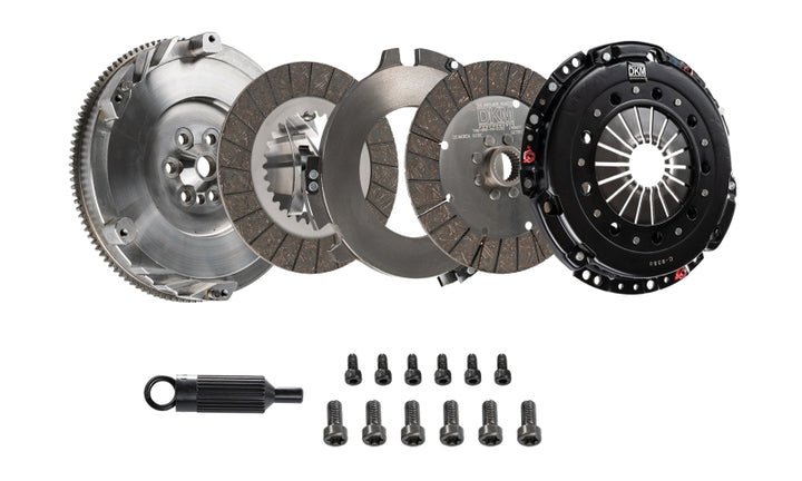 DKM Clutch BMW F22/F23 M 235i MS Organic Twin Disc Clutch Kit w/Flywheel (660 ft/lbs Torque) - Bull Strap