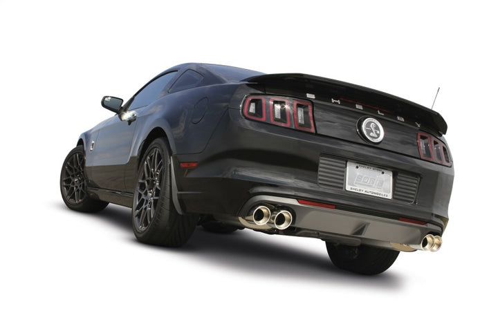Borla 13-14 Mustang Shelby GT500 GT 5.8L V8 RWD Dual Split Rear Exit ATAK Exhaust Rear Section Only - Bull Strap