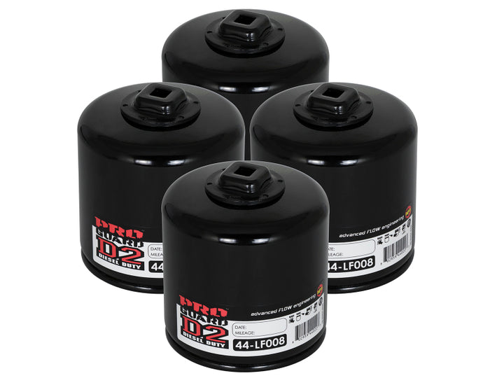 aFe Pro GUARD D2 Oil Filter 93-11 Ford Gas Trucks V8 4.6L/5.4L/5.8L (4 Pack) - Bull Strap