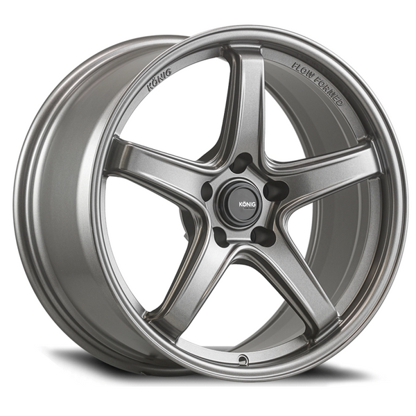 Konig Hypergram 17X9 5X112 ET42 Matte Grey Flow Formed - Bull Strap