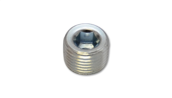Vibrant 1/8in NPT Male Plug for EGT weld bung - Zinc Plated Mild Steel - Bull Strap