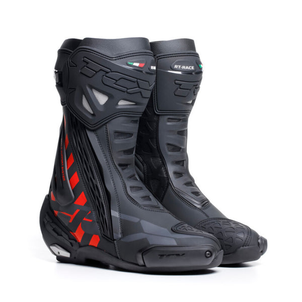 TCX RT-Race Boot Black/Red Size - 43 - Bull Strap