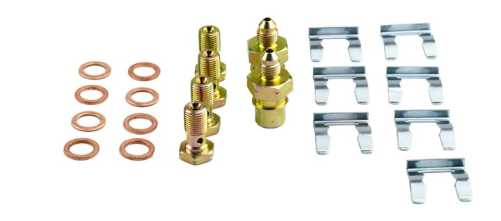 Goodridge 09-12 Cadillac CTS-V (All CTS-V w/ Brembo Brakes) Stainless Steel Brake Line Kit - Bull Strap