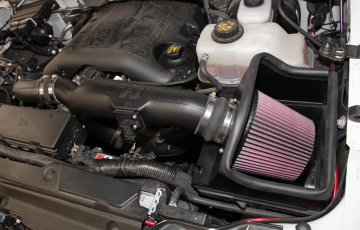 K&N 11-14 Ford F-150 3.5L V6 Performance Intake Kit - Bull Strap