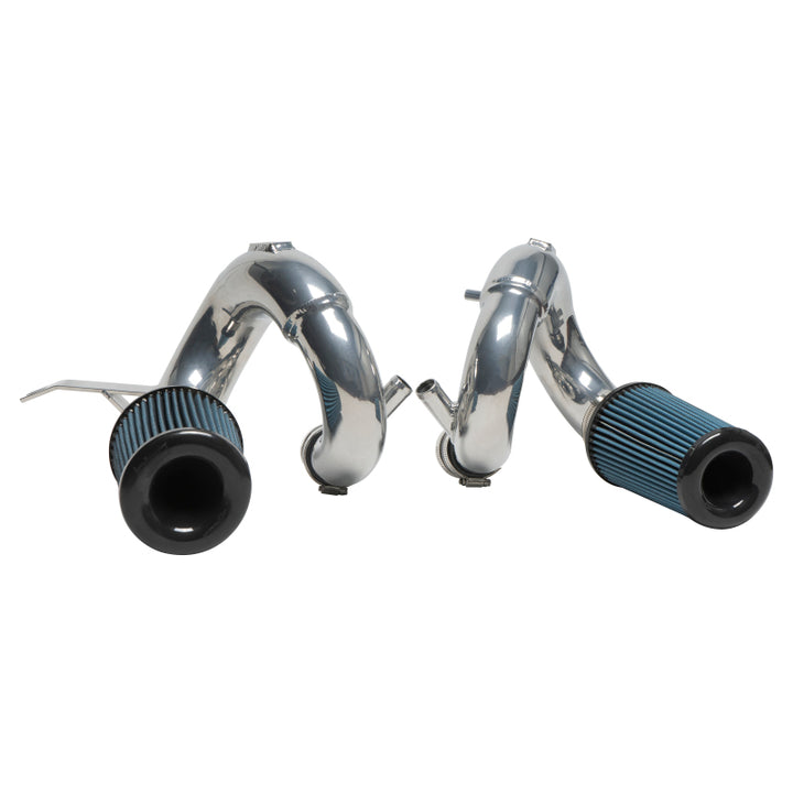 Injen 18-22 Kia Stinger 3.3L Twin Turbo Polished Short Ram Air Intake - Bull Strap
