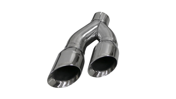 Corsa 2009-2013 Inlet 4in Pro Series Twin Side Swept Exhaust Tip Kit - Bull Strap