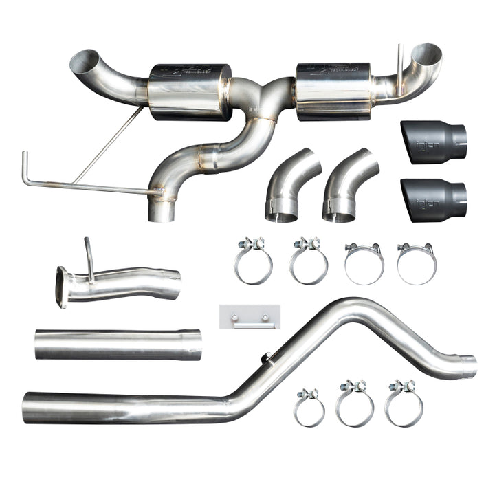 Injen 21-22 Ford Bronco L4-2.3L Turbo/V6-2.7L Twin Turbo  SS Cat-Back Exhaust - Bull Strap