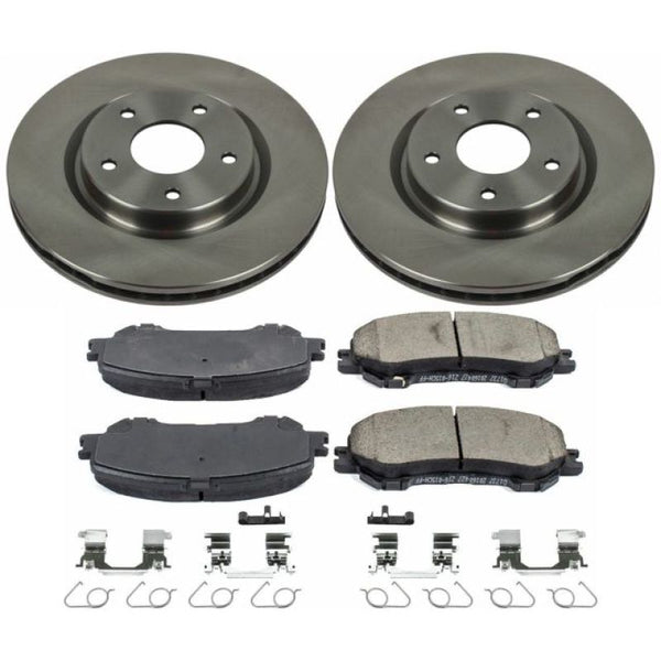 Power Stop 14-19 Nissan Rogue Front Autospecialty Brake Kit - Bull Strap