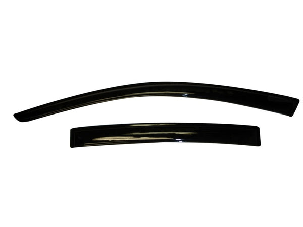 AVS 2023 Chevrolet Colorado / GMC Canyon Ventvisor Outside Mount Window Deflectors 4pc - Smoke - Bull Strap