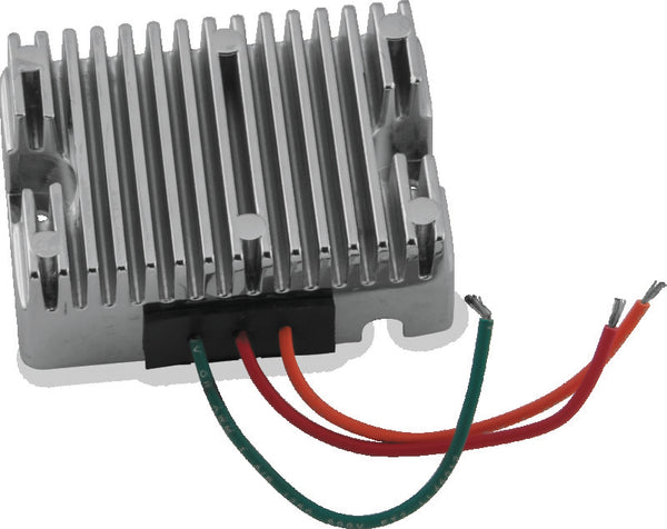 Twin Power 65-69 FL 65-77 XL Voltage Regulator Chrome Replaces H-D 74510-64 12V Generator Type - Bull Strap