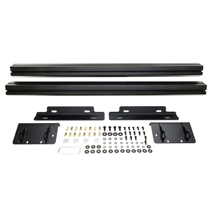 Westin 19-24 Mercedes-Benz Sprinter w/ 170in WB Mesa Roof Rack EXTENSION  ONLY - Tex. Blk - Bull Strap