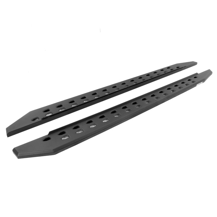 Go Rhino RB20 Slim Running Boards - Universal 80in. - Tex. Blk - Bull Strap