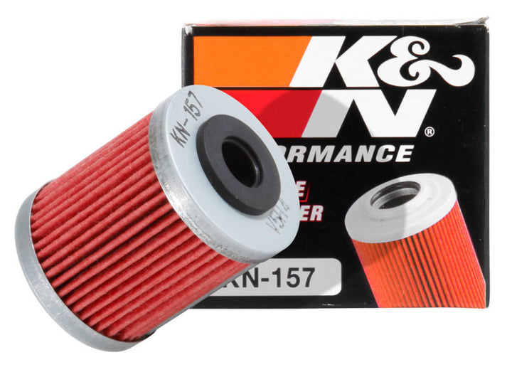 K&N Oil Filter 1.625in OD x 2.063in H for 99-07 KTM 250/400/450/520/525/540/625/660/690 (2nd Filter) - Bull Strap